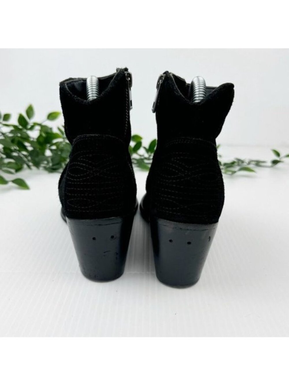 Zadig & Voltaire Molly Suede Boots 100% Genuine Leather ankle Boots 7 - Picture 4 of 12